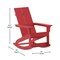 Flash Furniture Red Modern Poly Resin Adirondack Rocking Chair JJ-C14709-RED-GG - alternate 7
